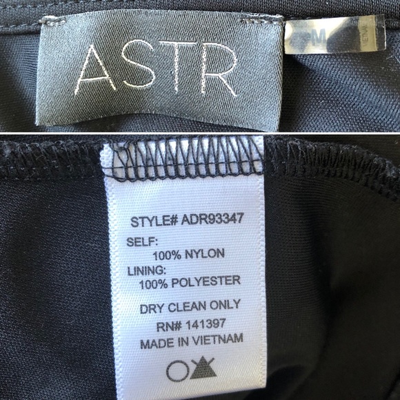 Astr High Neck Lace Overlay Shift Dress, M - Picture 6 of 7